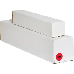 Tape Logic 1" Circle "JUN" Month of the Year Labels, Fluorescent Red, 500/Roll