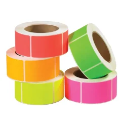 Tape Logic 2" x 4" Rectangle Fluorescent Inventory Label, 5000/Pack