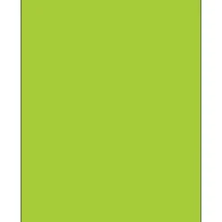 Tape Logic® Rectangle Laser Labels, 8 1/2" x 11", Fluorescent Green, 100/Case (LL185GN)