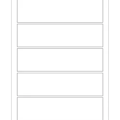 Tape Logic® Rectangular Laser Labels, 7 1/2" x 2", White, 500/Case (LL133)