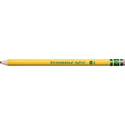 Ticonderoga My First Ticonderoga Pre-Sharpened Wooden Pencil, 0.7mm, #2 Medium Lead, Dozen (X33312X)