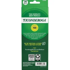 Ticonderoga Pre-Sharpened Wooden Pencil, 2.2mm, #2 Soft Lead, 30/Pack (X13830X)