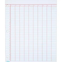 TOPS Data Notepad, 8-1/2" x 11", White, 50 Sheets/Pad (3619)