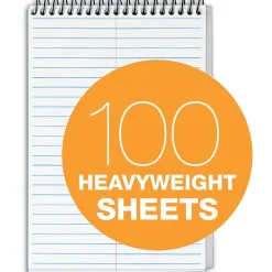 TOPS Docket Gold Steno Pad, 6