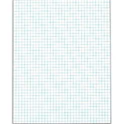 TOPS Graph Pad, 8.5" x 11", Graph, White, 50 Sheets/Pad (TOP 33041)