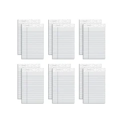 TOPS Prism+ Legal Notepads, 5" x 8", Narrow Ruled, Gray, 50 Sheets/Pad, 12 Pads/Pack (63060)