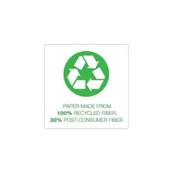 TOPS Second Nature Notepads, 8.5" x 11.75", Wide, Canary, 50 Sheets/Pad, 12 Pads/Pack (74890)