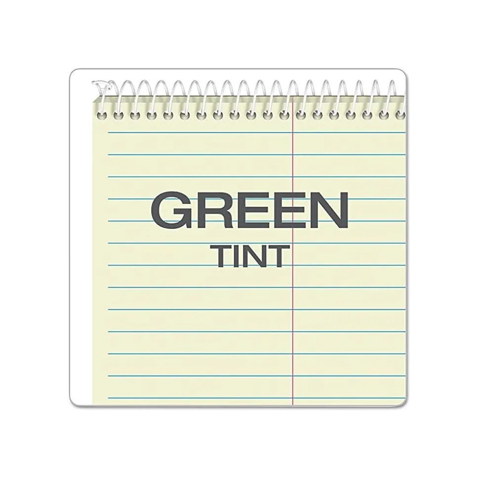 TOPS Steno Book, 6" x 9", Gregg Ruled, 80 Sheets, Assorted Colors, 4/Pack (80221)