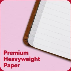 TRU RED™ 8” x 10” Large Flexible Cover Narrow Ruled Journal, Cognac (TR61953)