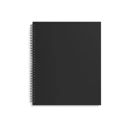 TRU RED™ Large Soft Cover Project Planner Notebook, Black (TR54986)