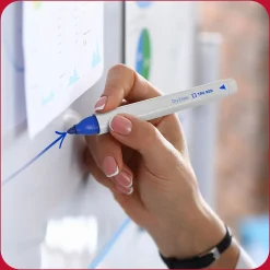 TRU RED™ Pen Dry Erase Markers, Fine Tip, Assorted, 12/pack (TR61455)