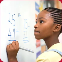 TRU RED™ Pen Dry Erase Markers, Fine Tip, Assorted, 12/pack (TR61455)