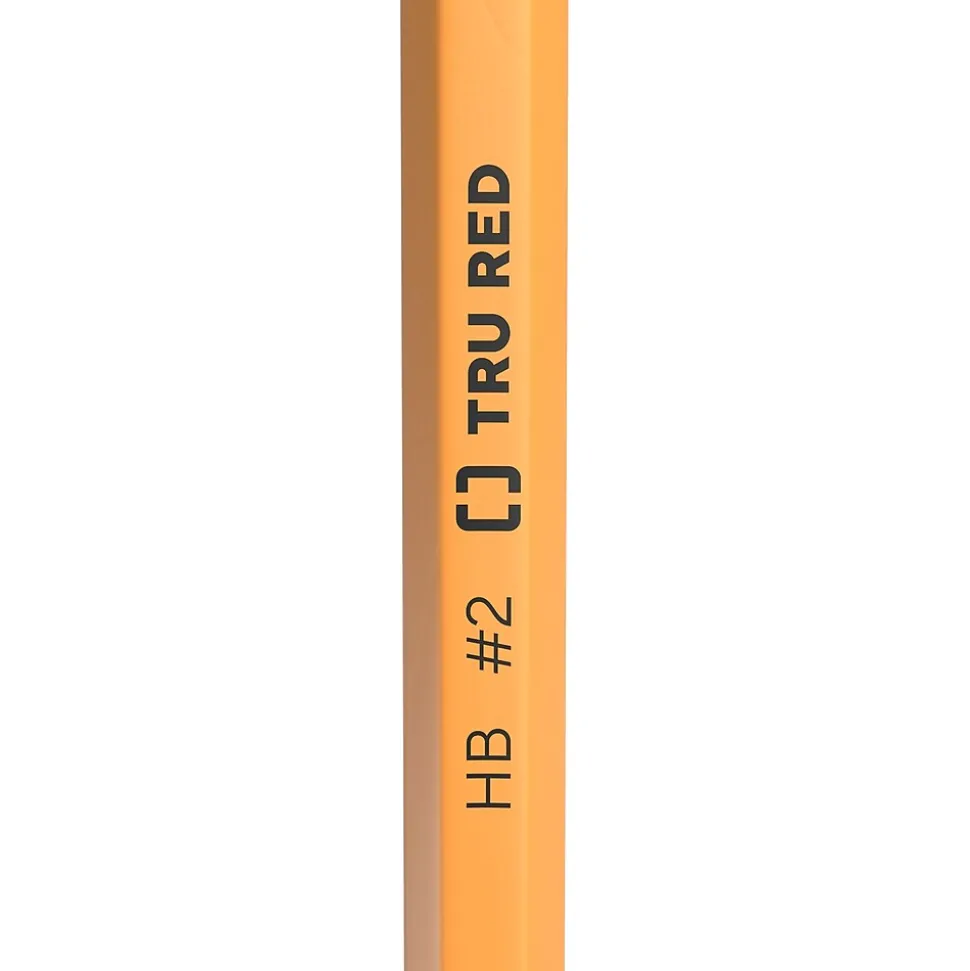 TRU RED™ Pre-Sharpened Wooden Pencil, 2.2mm, #2 Medium Lead, 24/Pack (TR58558)