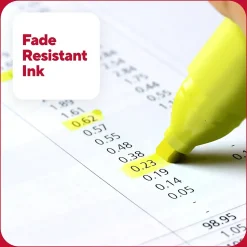 TRU RED™ Tank Highlighter with Grip, Chisel Tip, Assorted, 5/Pack (TR54583)