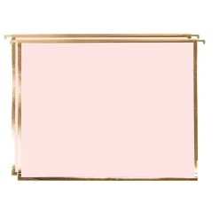 U Brands Classic Heavy Duty Outline Hanging File Folders, Letter Size, Assorted, 6/Pack (3079U04-24)