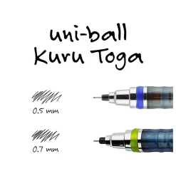 uni Kuru Toga Mechanical Pencil, 0.5mm, #2 Hard Lead (1751934)