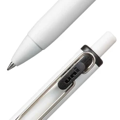 uni one Retractable Gel Pens, Medium Point, 0.7mm, Black/Blue Ink, 5/Pack (70380)