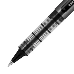 Uni Vision Rollerball Pen,Micro Point, Black Ink, Dozen (60106)