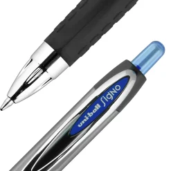 uni-ball 207 Signo RT Retractable Gel Pens, Medium Point, 0.7mm, Blue Ink, 4/Pack (45532PP)