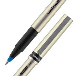 uniball Deluxe Rollerball Pens, Fine Point, 0.7mm, Blue Ink (60053)