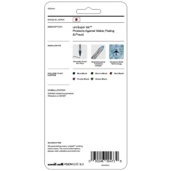 uniball Vision Elite BLX Rollerball Pens, Micro Point, 0.5mm, Assorted Ink, 5/Pack (1832410)