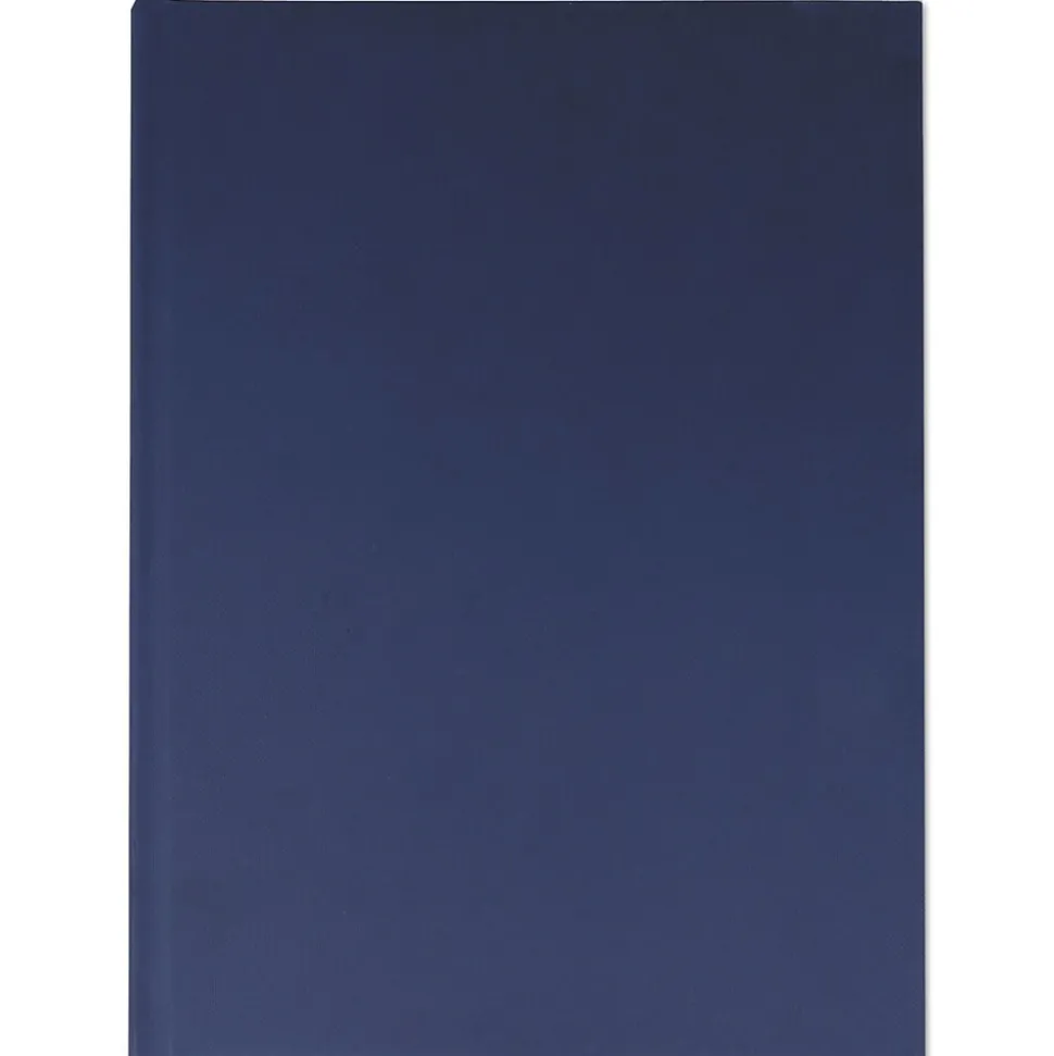 Universal Casebound Hardcover Notebook, Dark Blue Linen, 1-Subjects, 10 1/4 x 7 5/8, Each (66352)