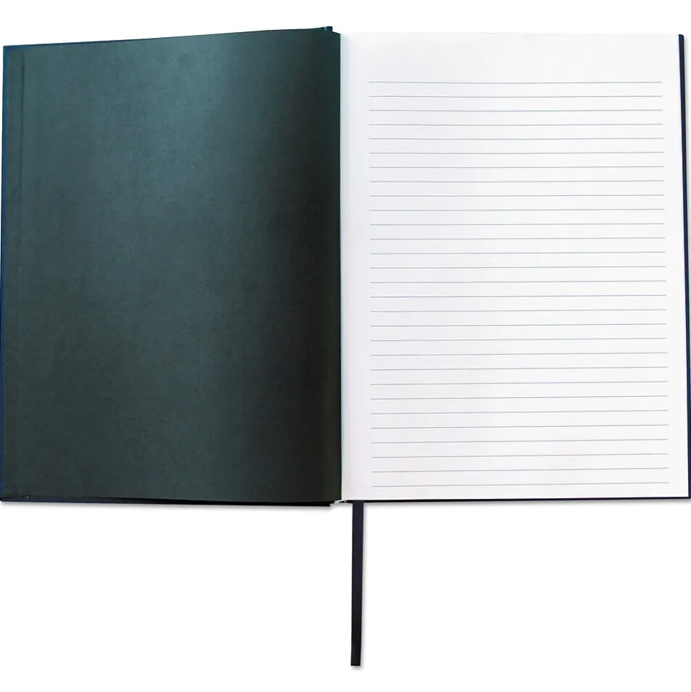Universal Casebound Hardcover Notebook, Dark Blue Linen, 1-Subjects, 10 1/4 x 7 5/8, Each (66352)