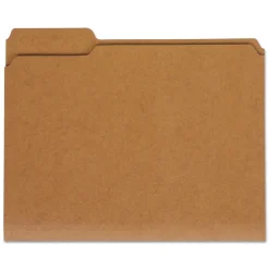 Universal File Folder, Letter Size, Kraft, 100/Box (UNV16133)