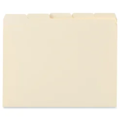 Universal File Folder, Straight Cut, Letter Size, Manila, 100/Box (UNV12115)