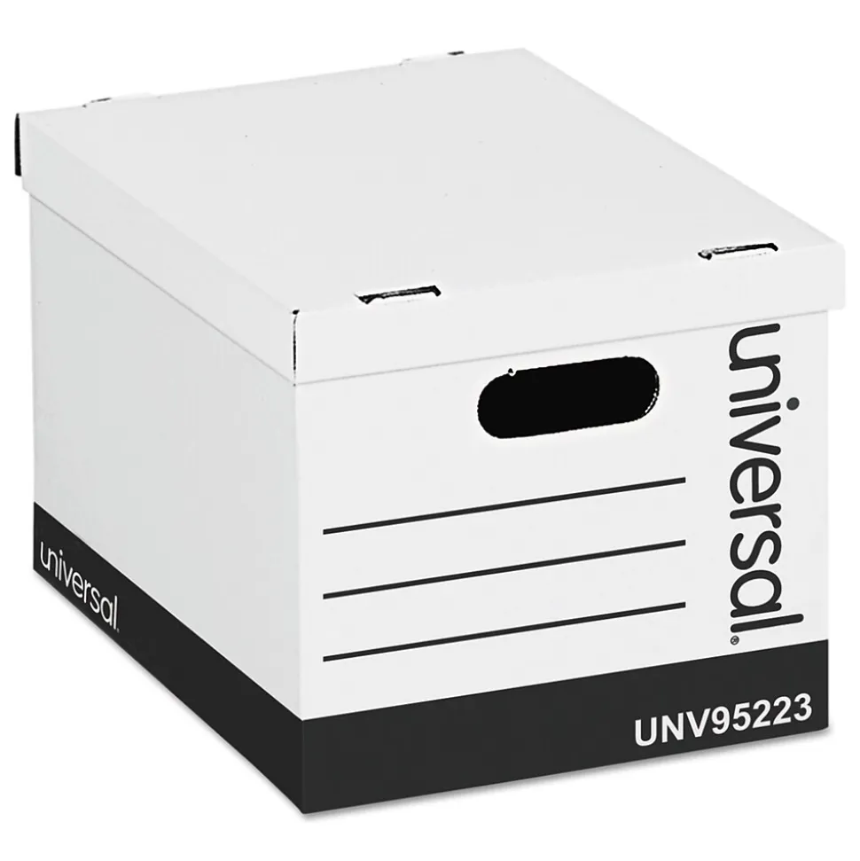 Universal File Storage with Lift-Off Lid Letter/Legal Fiberboard 12 x 15 x 10 WE 12/Ctn (AZRUNV95223)
