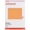 Universal Hanging File Folder, Letter Size, Orange, 25/Box (UNV14122)