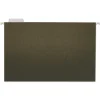 Universal Recycled Hanging File Folder, Legal Size, Standard Green, 25/Box (UNV14215)