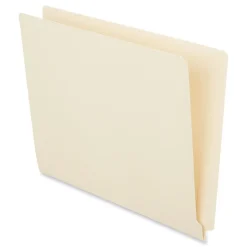 Universal Reinforced File Folders, 1 Tab, Letter Size, Manila, 100/Box (UNV13330)