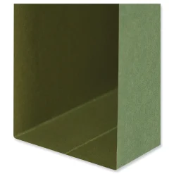 Universal Reinforced Recycled Hanging File Folder, Legal Size, Green, 25/Box (UNV14153)