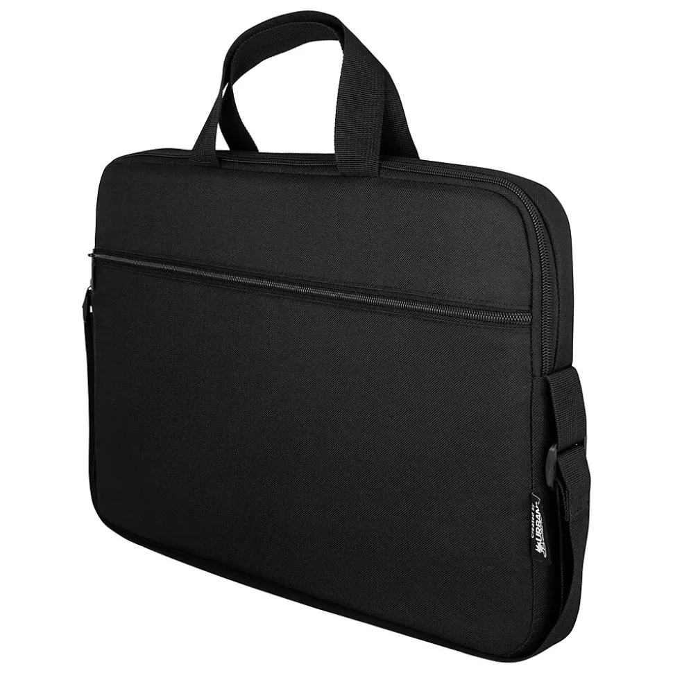 Urban Factory NYLEE 17.3" Polyester Water Resistant Laptop Bag, Black (UBFTLS17UF)