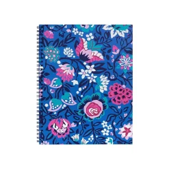 Vera Bradley Bloom Berry Composition Notebooks, 8" x 10.5", College Ruled, 70 Sheets, Blue (218063)