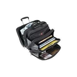 Wenger Patriot 17" Polyester Rolling Laptop Bag, Black (67953020)