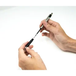 Zebra F-301 Retractable Ballpoint Pens, Fine Point, 0.7mm, Black Ink, Dozen (ZEB27110)