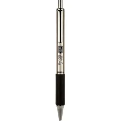Zebra F-402 Retractable Ballpoint Pen, Fine Point, 0.7mm, Black Ink, 2 Pack (29212)