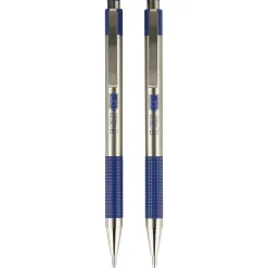 Zebra G-301 Retractable Gel Pen, Medium Point, 0.7mm, Blue Ink, 2 Pack (41322)