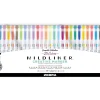Zebra Mildliner Twin Tip Highlighters, Bullet/Chisel Tip, Complete Assorted, 25/Pack (78525)