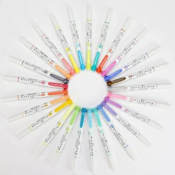 Zebra Mildliner Twin Tip Highlighters, Bullet/Chisel Tip, Complete Assorted, 25/Pack (78525)