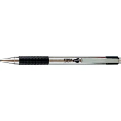 Zebra Retractable Gel Pen, Medium Point, 0.7mm, Black Ink (41311)