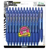 Zebra Z-Grip Retractable Ballpoint Pens, Medium Point, 1.0mm, Blue Ink, 24/Pack (ZEB12225)