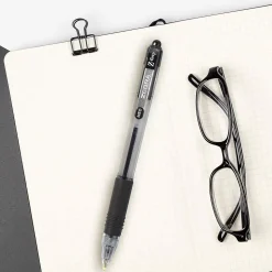 Zebra Z-Grip Retractable Ballpoint Pen, Medium Point, 1.0mm, Black Ink, Dozen (22210)
